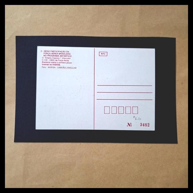 

TERBARU PRANGKO BRASIL. KARTUPOS ANTARTIC EXPRESS. PESAWAT HERCULES C-130 - 2463 !!!!