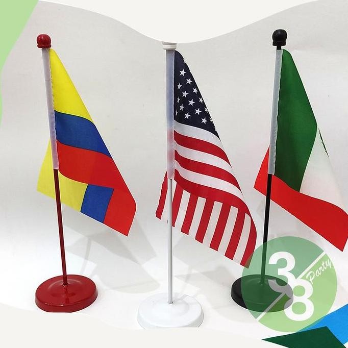 Ready oke] Bendera Kain Mini Negara Benua Amerika American Continent Country Flag