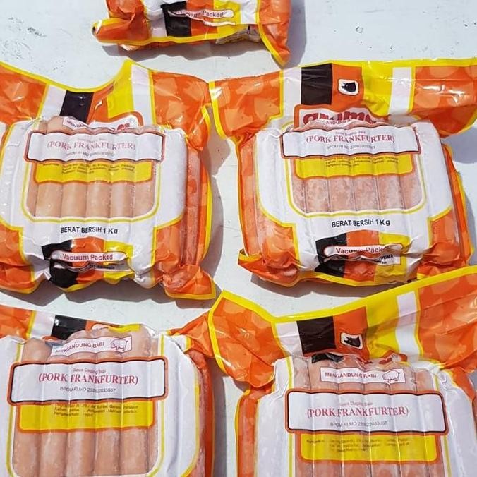 

Pork Frankfurter Sosis Babi Bali @1Kg