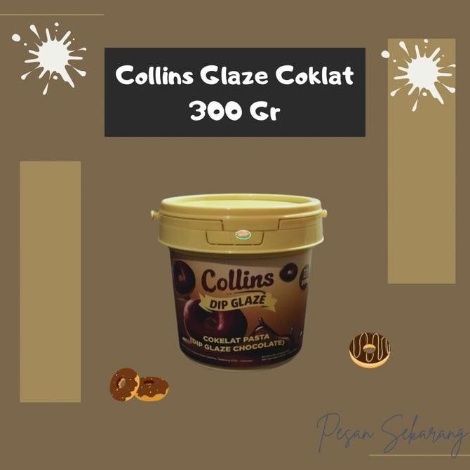 

<<<<<] COLLINS GLAZE COKLAT 300 GR
