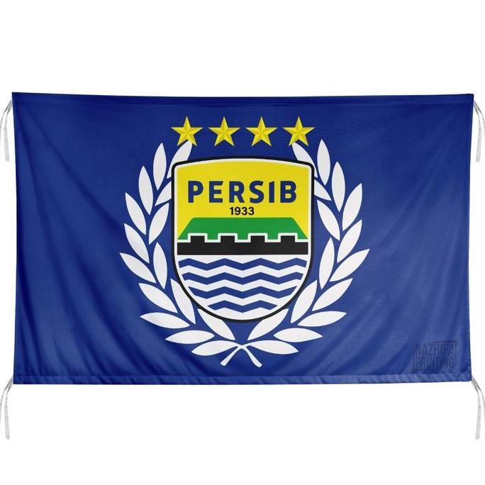 ~~~~~] Nazhifa Printing - Bendera Persib Maung Bandung Bobotoh Suporter, Ukuran Kecil - Besar