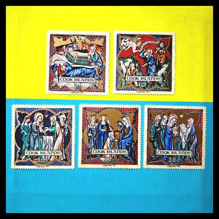 

TERBARU PRANGKO TEMA CHRISTMAS/NATAL 1970 DARI COOK ISLANDS (5V) MNH !!!!!