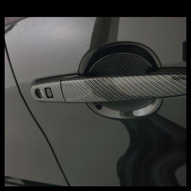 TERMURAH OUTER PELINDUNG GAGANG PINTU MOBIL HYUNDAI CRETA CARBON ORIGINAL 