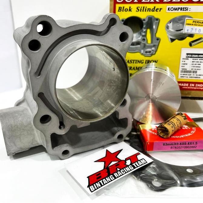 BLOK BRT CERAMIC SONIC CB 150 CBR 150R LED Supra GTR Bore Up 63 57.28