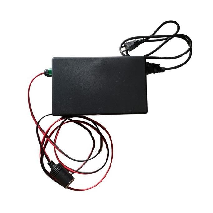 Ac Dc Adaptor 12V 16A Lighter Adaptor Kompresor & Vacum Portable