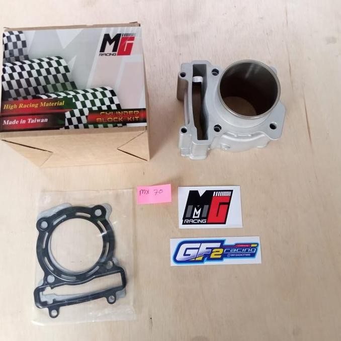 blok mx vixion mx king 68 70 72 ceramic only tanpa piston mg racing