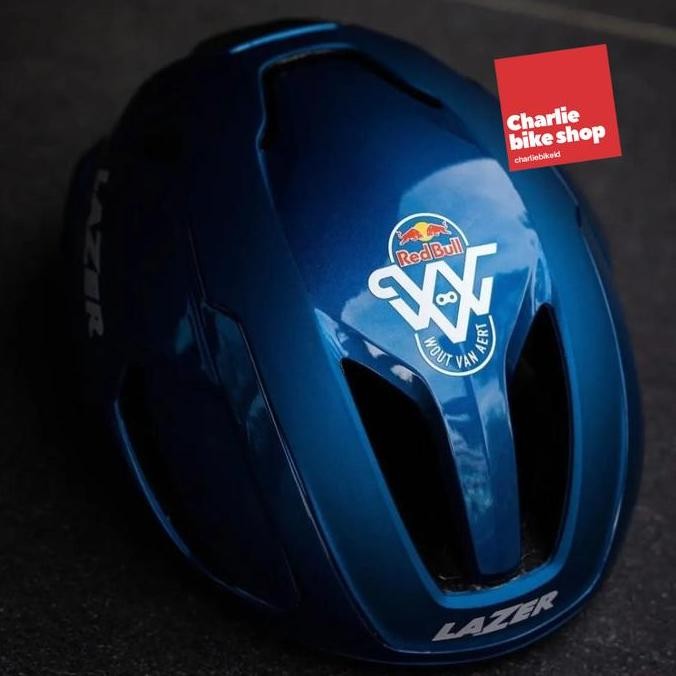 Helm Sepeda Lazer Cycling Helmet Wout Van Aert X Redbull - Limited Ed