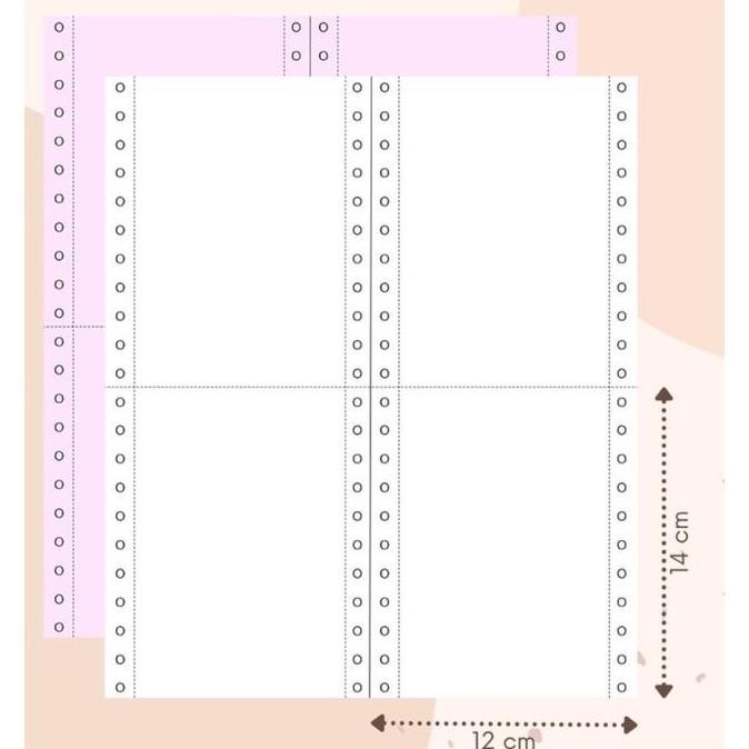 

Kertas Wartel Continuous Form DPH 2 PLY