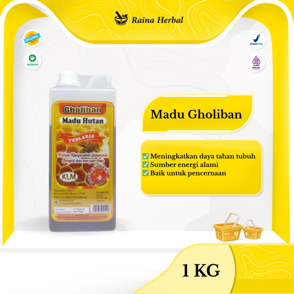 

Madu Gholiban 1KG - Madu Hutan KLM Kalimantan 1Kg