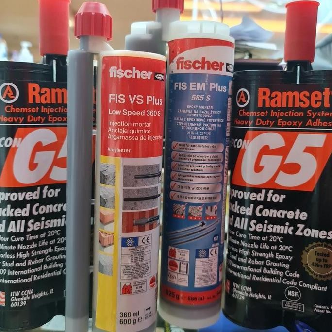 FISCHER FIS VS 360 S Lem Angkur Lem Kimia Chemical Anchor Beton