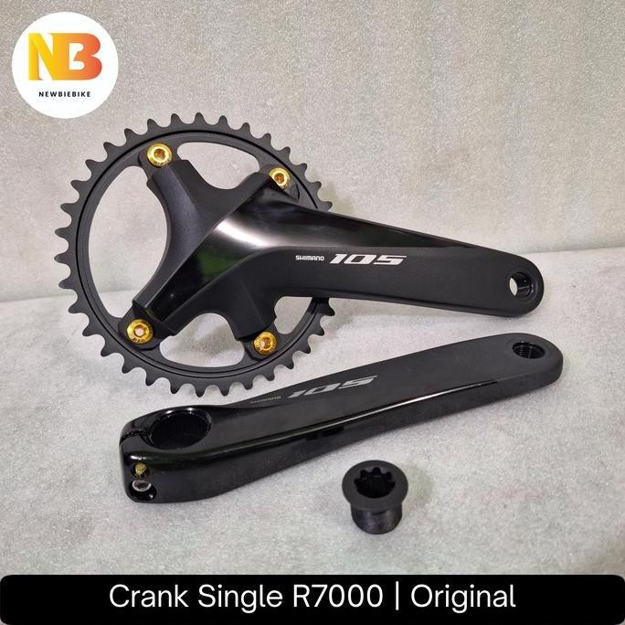 Crank Shimano 105 R7000 single chainring 39t 36t Crankset gravel