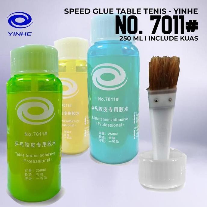 Lem Speed Glue Yinhe 250ml - Lem Karet Meja Tenis Raket Rubber