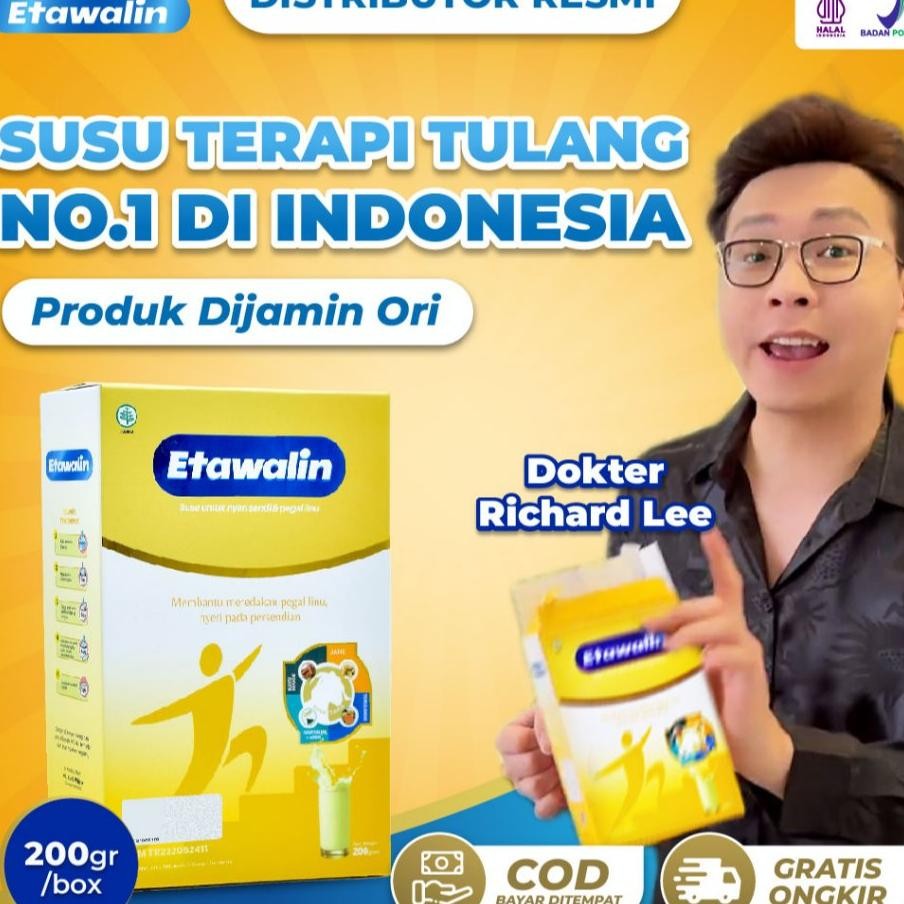 

Etawalin Susu Kambing Etawa Untuk Tulang Dan Sendi Atasi Asam Urat Nyeri Sendi 1 Box 200G