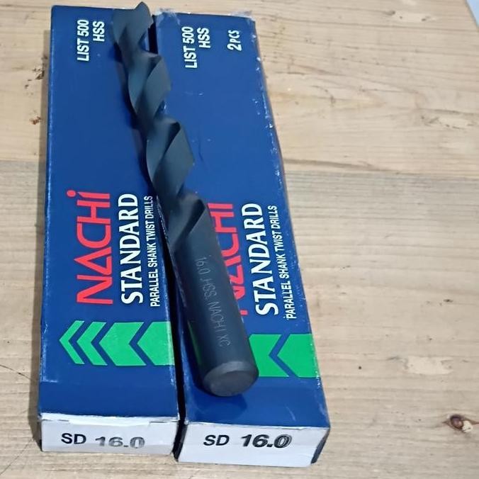 Mata Bor Nachi Hss 16 Mm Driil Nachi 16.0 Mm  ( Bor Nachi Hss 16,0 Mm )