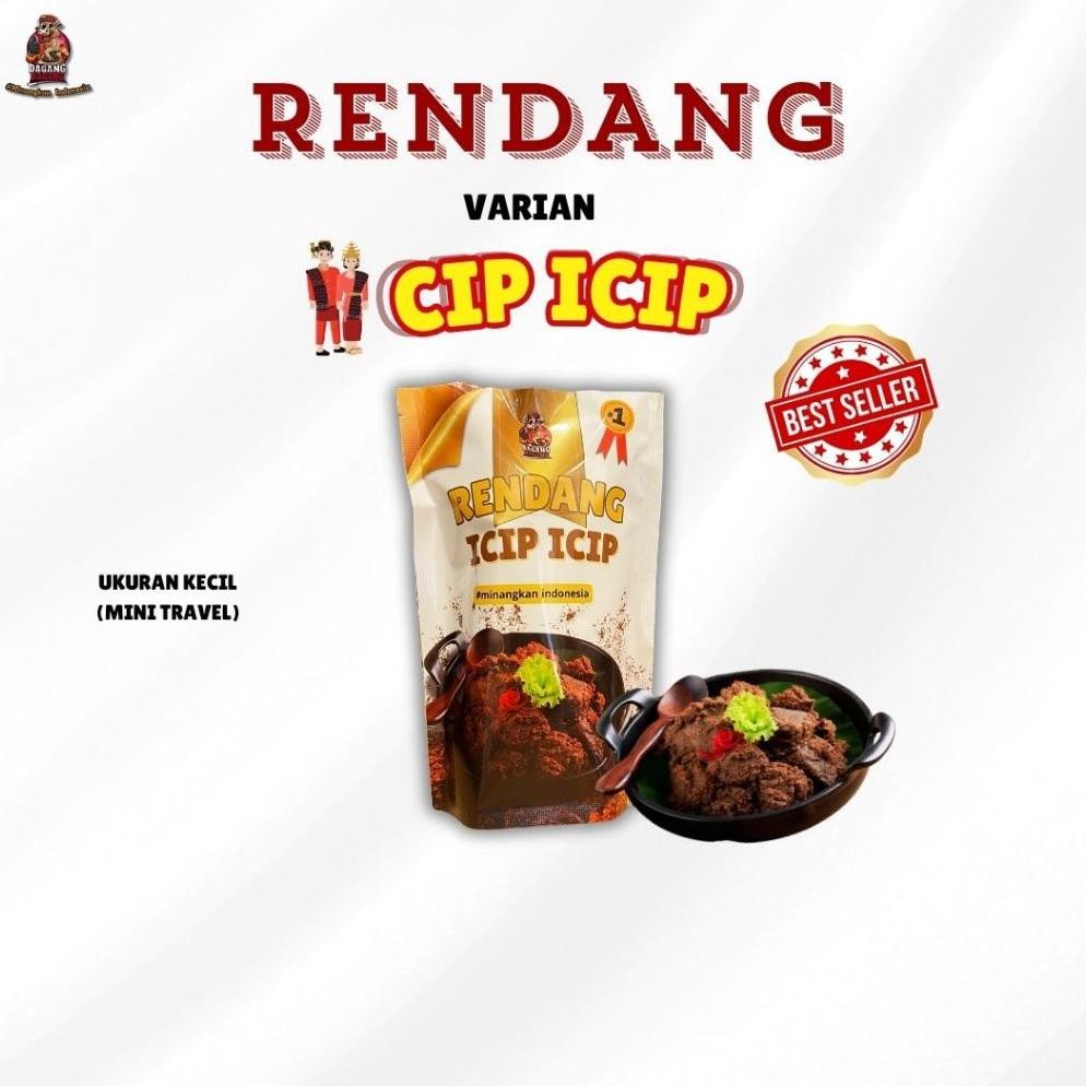 

RENDANG EKO KAYES - ICIP ICIP [BEST-SELLER] Asli Sumatra | makanan instan