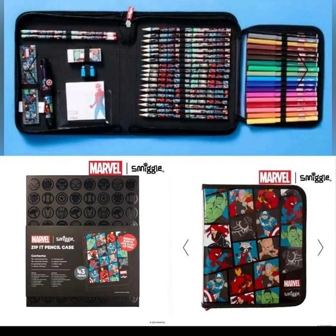 

NEW SMGLE STATIONERY SET MARVEL AVENGERS/ ALAT TULIS SMGLE/KADO