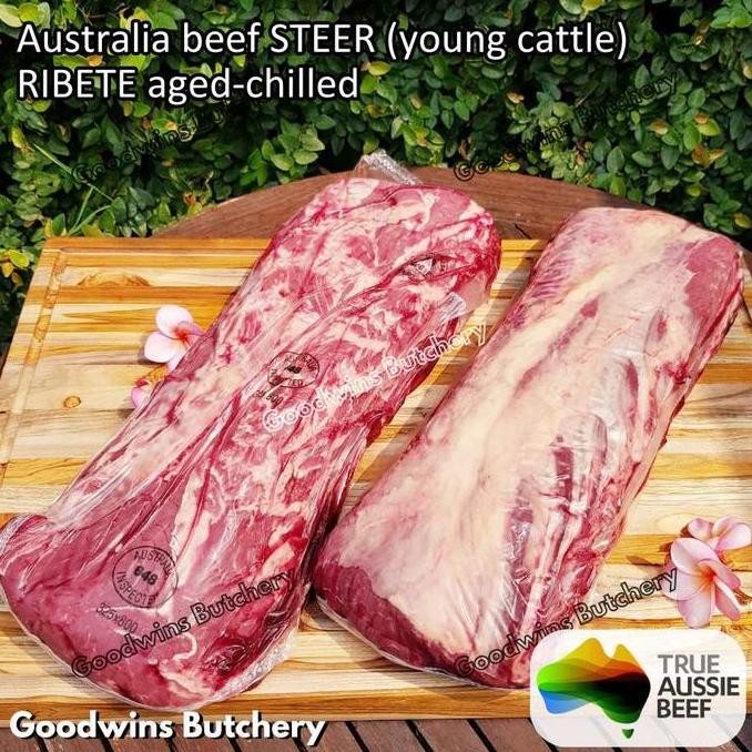 

Beef Ribeye Aged-Chilled Australia Steer (Young Cattle) Whole Cuts Harvey Midfield Teys Scotch-Fillet Cuberoll