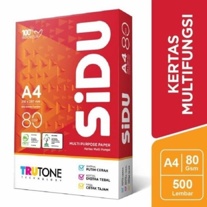 

Kertas Hvs A4 80Gsm Sidu - Kertas Print Fotocopy Kantor