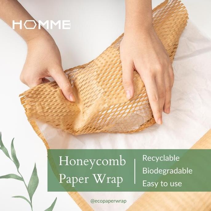

Bubble Wrap Kertas Ps Eco Wrap Honeycomb 100 Meter - Kraft Paper Roll