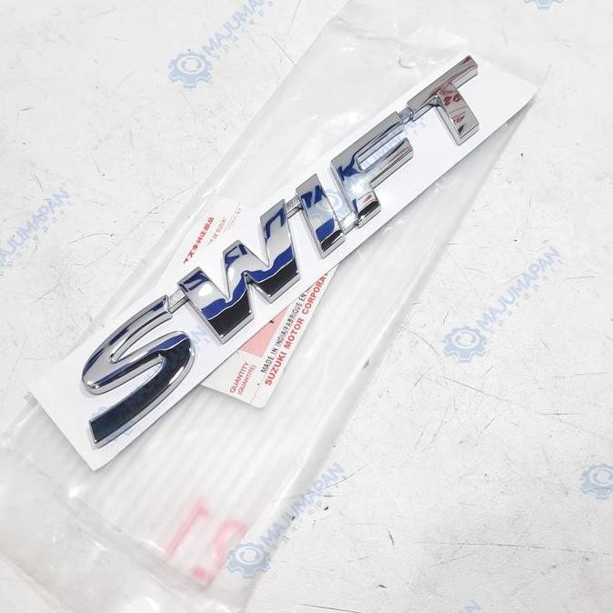 emblem logo suzuki swift tulisan belakang mobil original