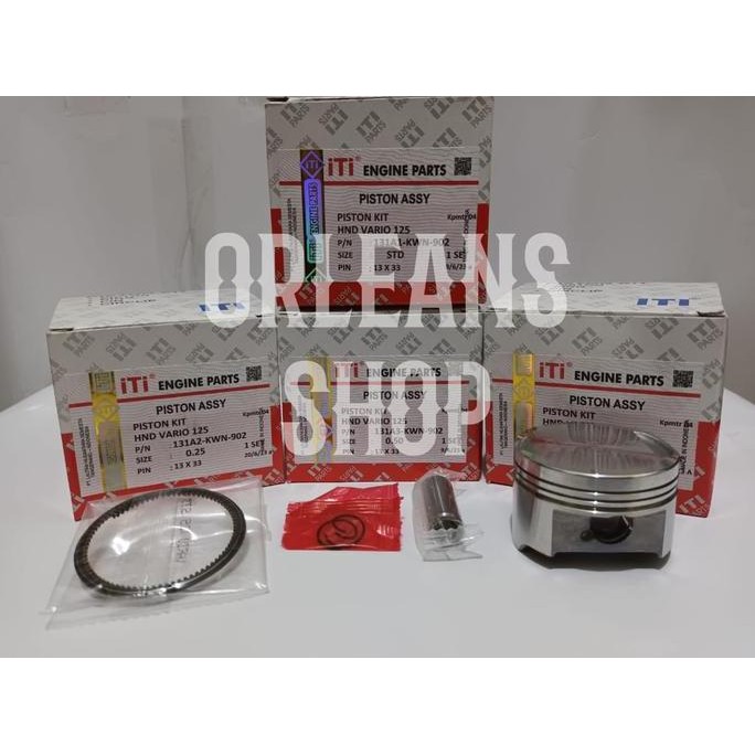 TERBARU - PISTON KIT KWN VARIO 125 VARIO TECHNO 125 ITI SEHER KIT
