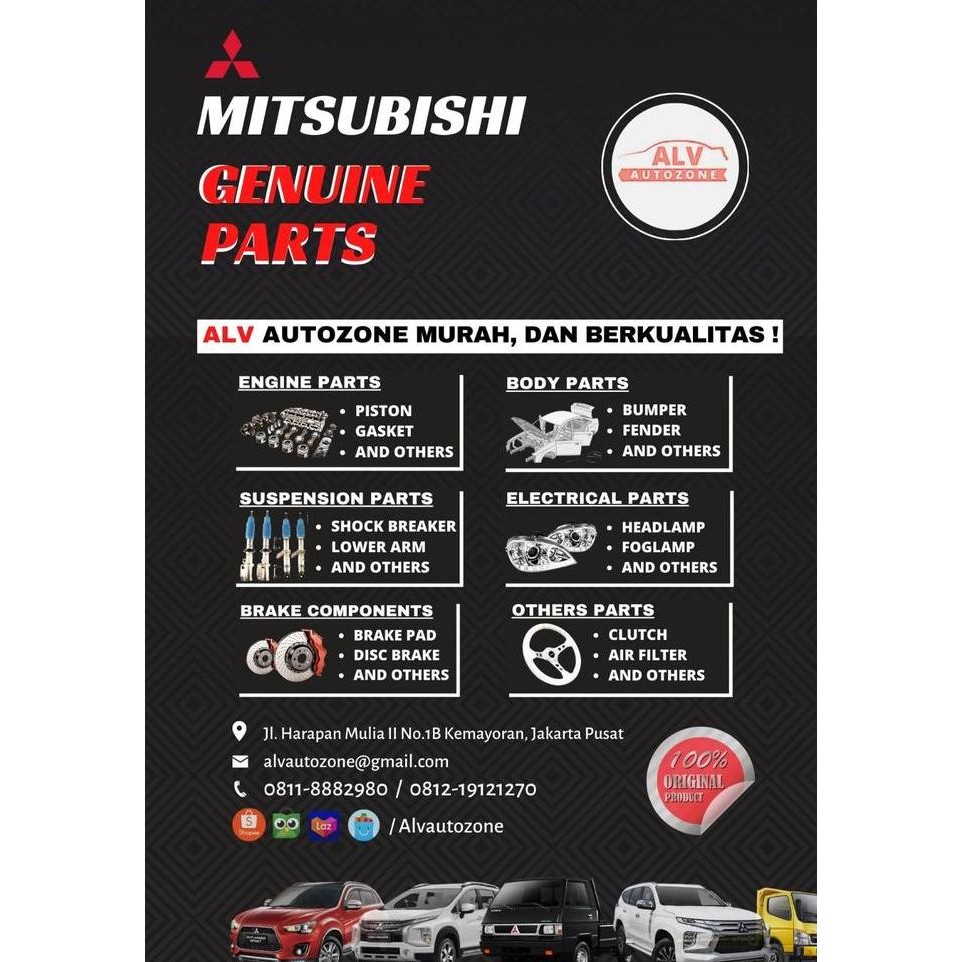 SPOILER GARNISH OVER FENDER BELAKANG KIRI ORI XPANDER CROSS 7407A591