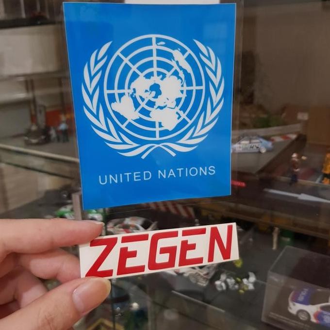 

Promo sticker stiker united nations tempel dalam stickon COD