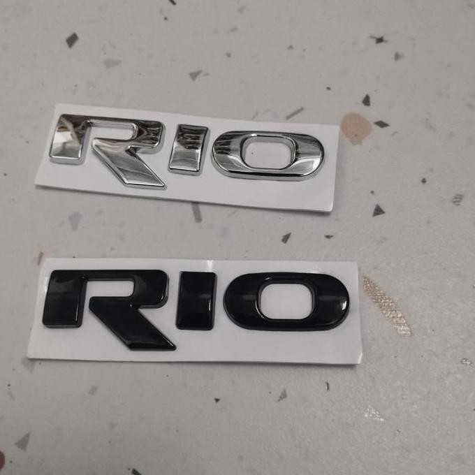 emblem huruf rio kia all new rio original