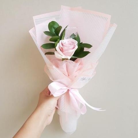 buket mawar asli 1 tangkai fress rose