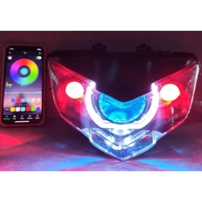 Lampu Depan Biled MX King V2 Paket Lengkap