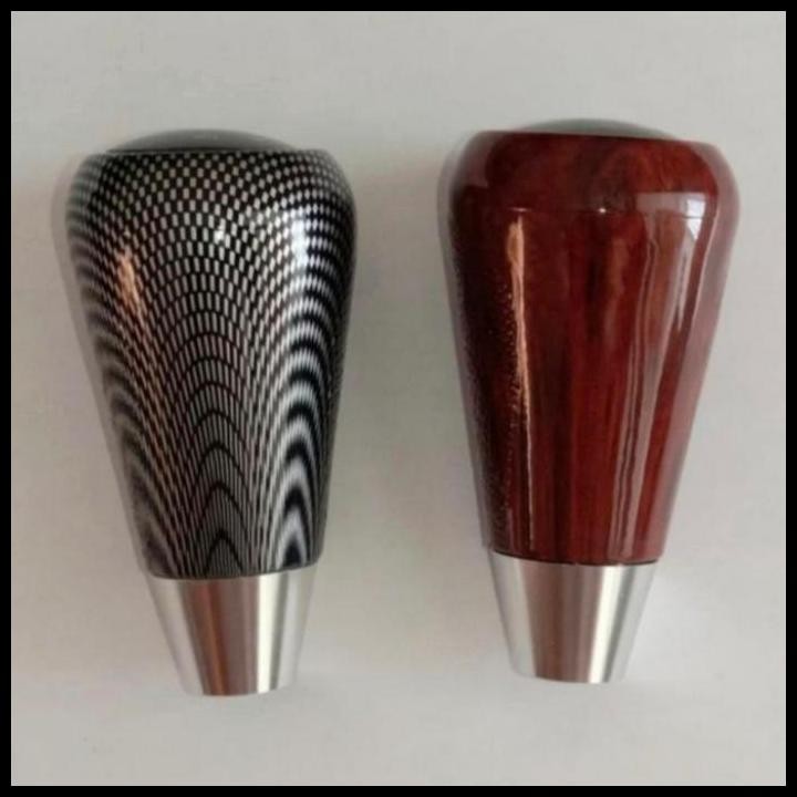TERMURAH GEAR KNOB MANUAL MOBIL ALL NEW SWIFT HANDLE PERSNELING CARBON WOOD 