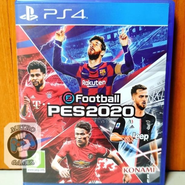 NEW PES 2020 PS4 Kaset Pes 2020 Playstation PS 4 5 Efootball Pes2020 CD BD Games Game Sepak Bola Foo
