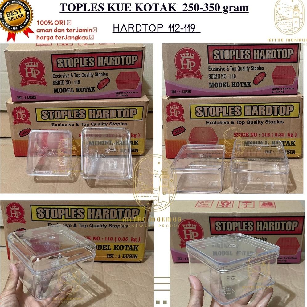 New Toples Kue Kotak 250-350 Gram Toples Hardtop 112 - 119 Toples Kue Kering Lebaran Viral