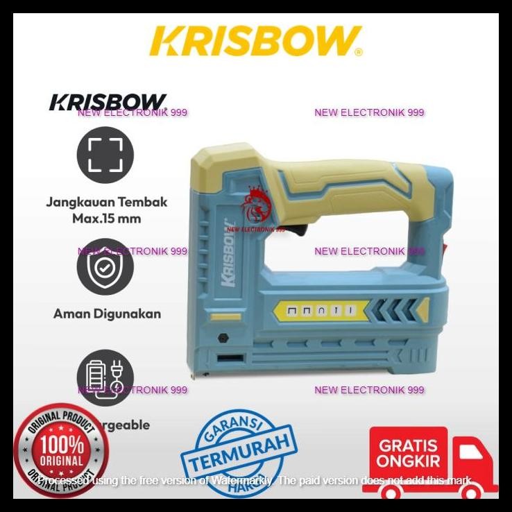 

TERMURAH KRISBOW STAPLER TEMBAK CORDLESS 5 IN 1 10545150 KRISBOW CORDLESS STAPLE GUN 5 IN 1 !!!!!!