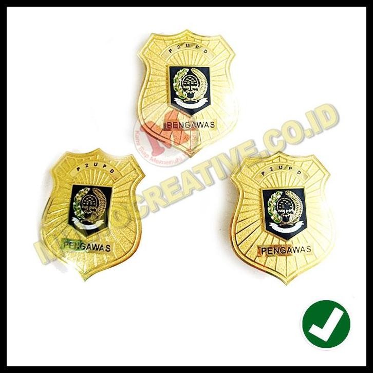 TERBARU LENCANA PIN P2UPD PENGAWAS PIN PENGAWAS P2UPD MODEL PERISAI 