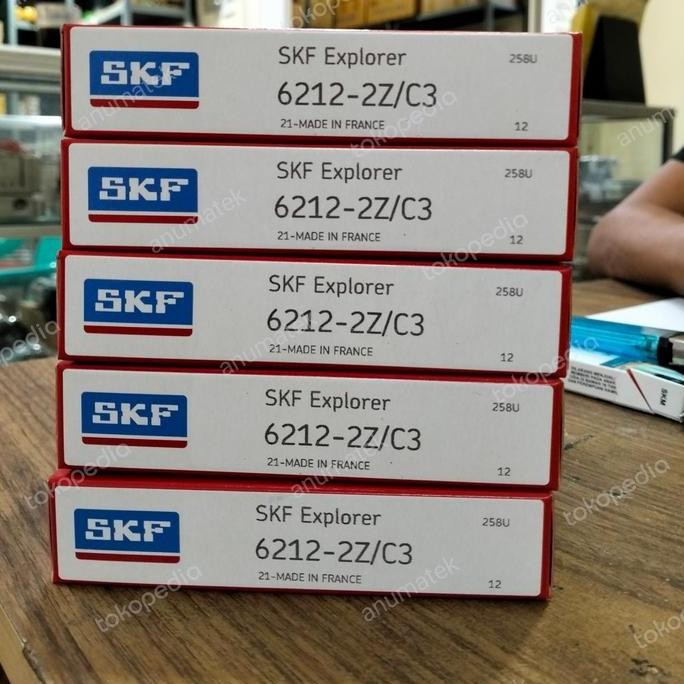 restock Bearing SKF 6212 ZZ/C3 6212 ZZ C3 6212ZZC3 Made In France Laher SKF