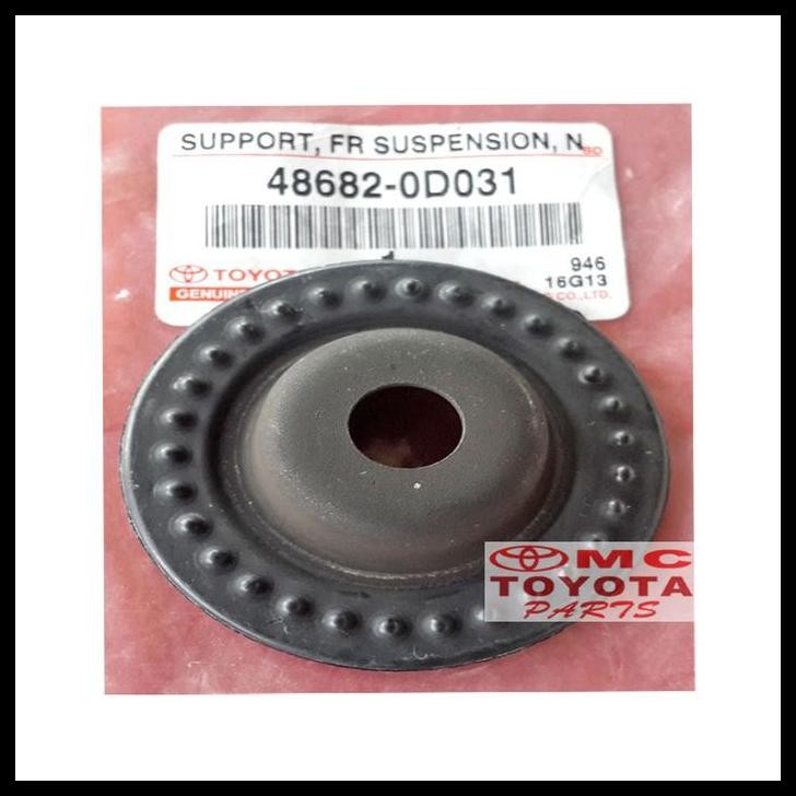 TERMURAH KARET SUPPORT SHOCK ABSORBER BREAKER DEPAN VIOS LIMO YARIS 48682-0D031 
