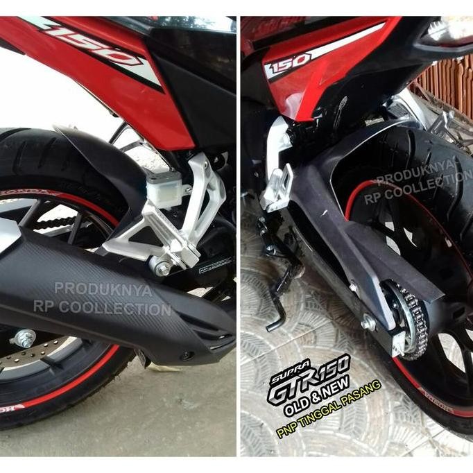 ready Spakbor Kolong Supra GTR 150 - Hugger Mudguard Aksesoris Monoshock