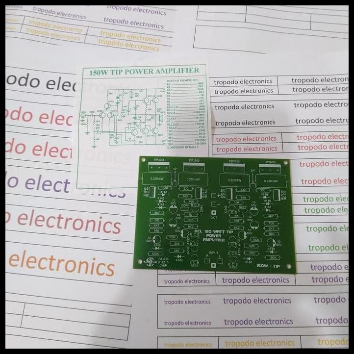 TERMURAH PCB POWER AMPLIFIER 150 WATT STEREO TIP 