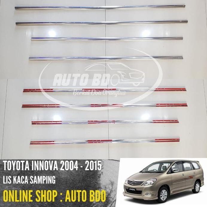 Lis Kaca Samping Innova 2004-2015 Chrome