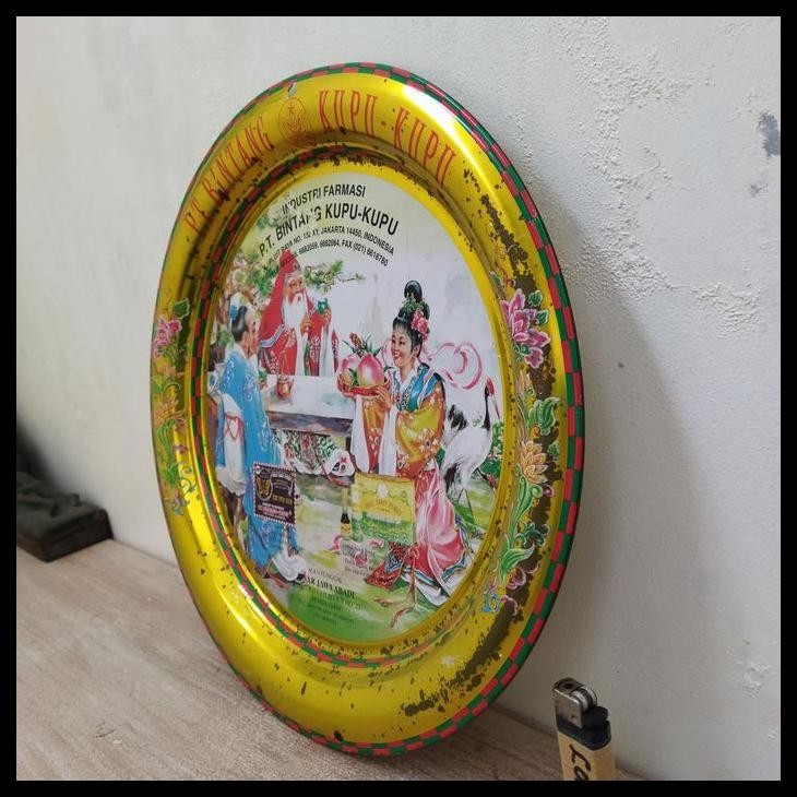 

DISKON PAJANGAN VINTAGE NAMPAN BESI BKK EX KEPALA KALENDER WAN !