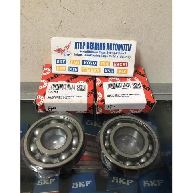 restock BEARING 6205 C3 6304 C3 FAG BEARING SET KRUK AS RX-KING,RZR,RXZ JUPITER Z VEGA R YT 115 SUZU
