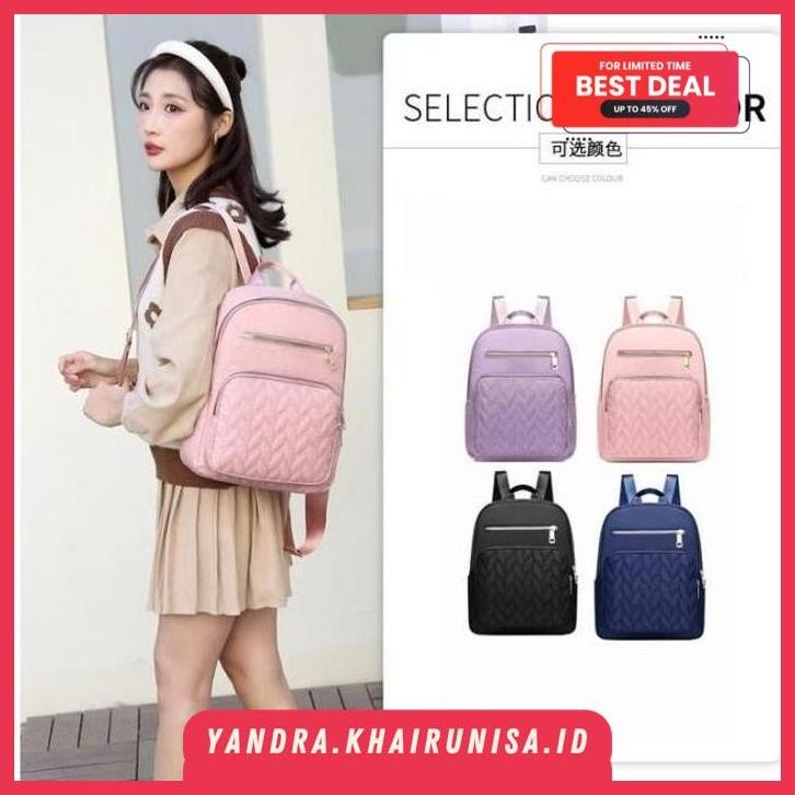 RANSEL WANITA KOREA STYLE NAMI FASHION WOMEN NYLON BACKPACK             BEST PRODUK