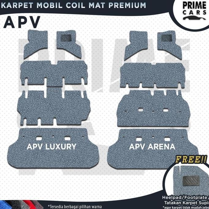 Karpet Mobil Coil Mat APV all type - Full set - Coil Mat