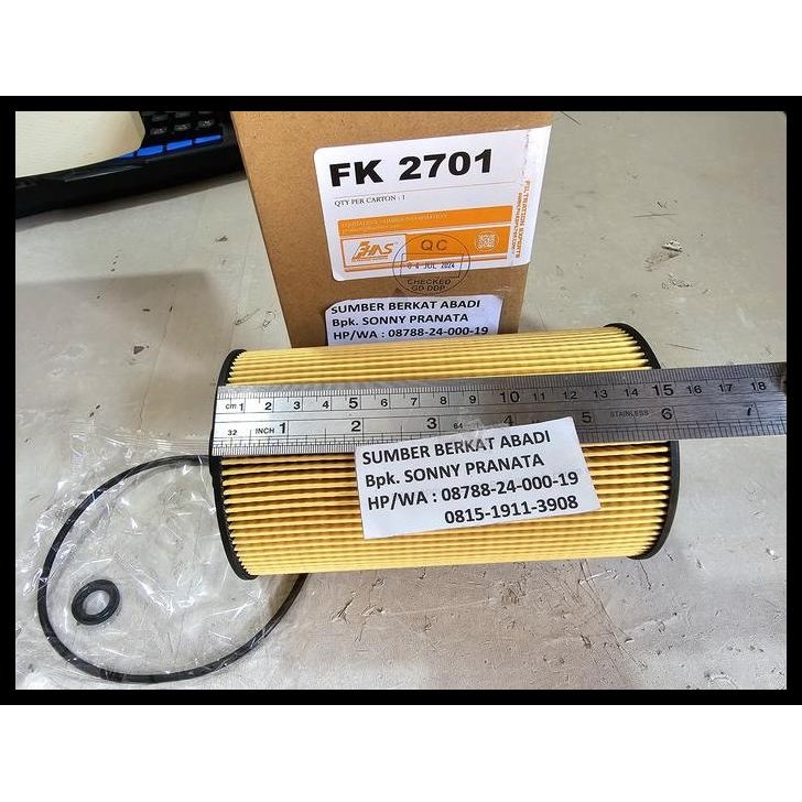 GRATIS ONGKIR FHAS FK 2701 FUEL FILTER FK-2701 FK2701 - GENUINE 