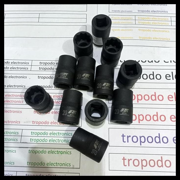 GRATIS ONGKIR JTC 4731 IMPACT SOCKET 10 POINT 20MM 
