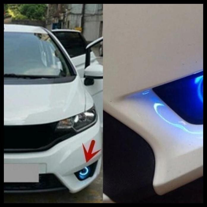 TERBARU LAMPU LED FOGLAMP MOBIL FORSA ANGEL EYES 89MM 