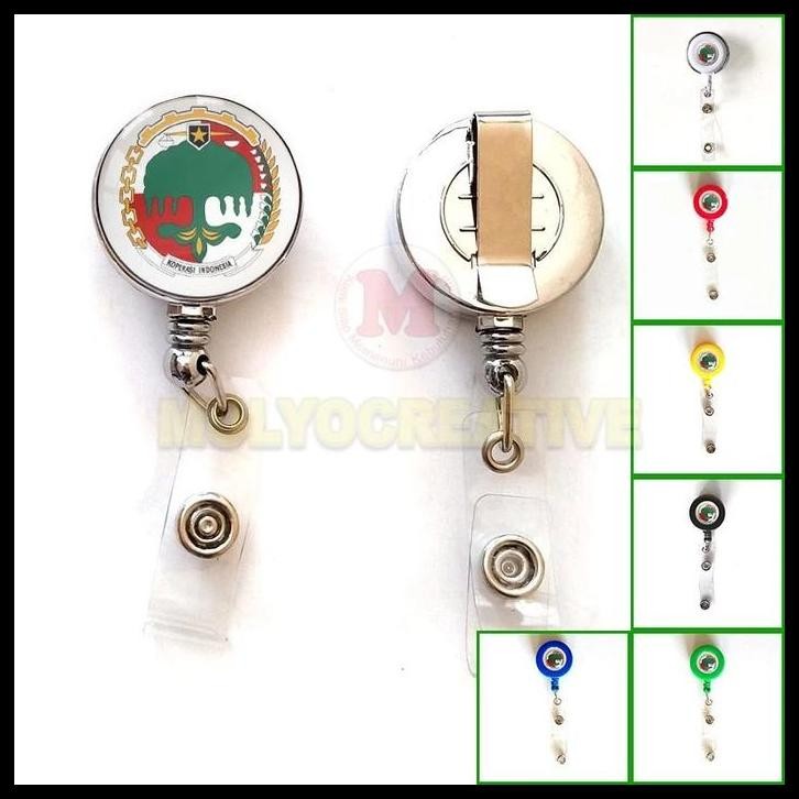 

HOT DEAL ID CARD HOLDER LOGO KOPERASI INDONESIA GANTUNGAN ID CARD YOYO DEKOPIN !!