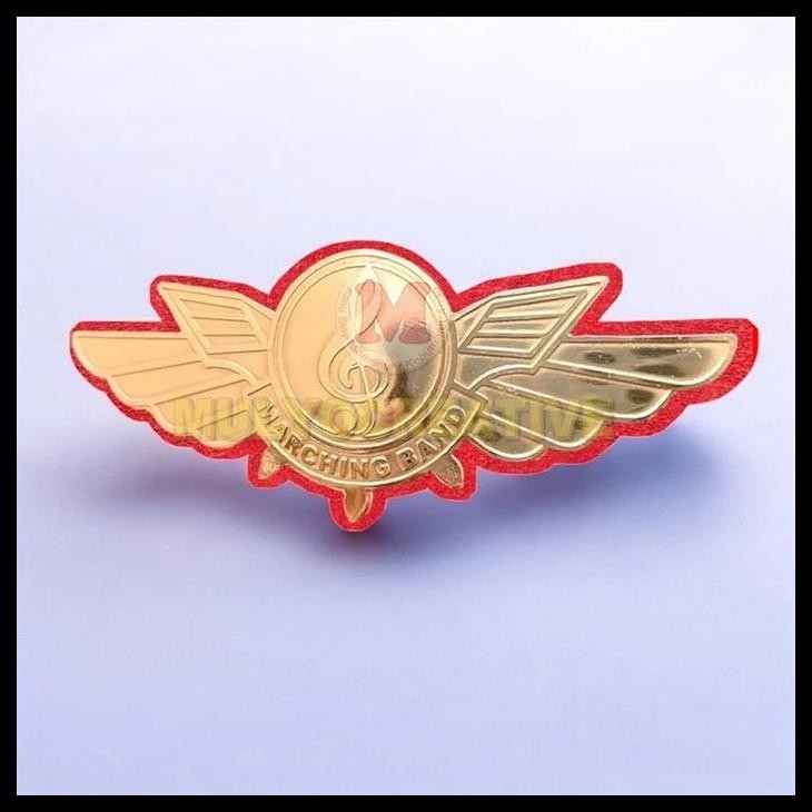 TERMURAH PIN WING MARCHING BAND LENCANA WING MARCHING BAND 