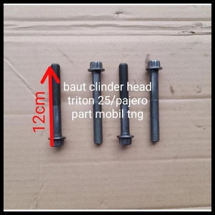 DISKON BAUT BOLD CYLINDER HEAD DEKSEL  MITSUBISHI PAJERO TRITON 2.5 4D56U 
